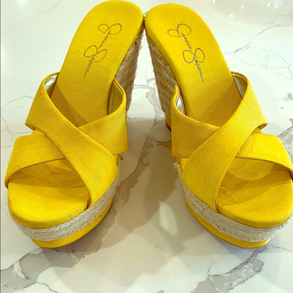 Jessica Simpson wedges